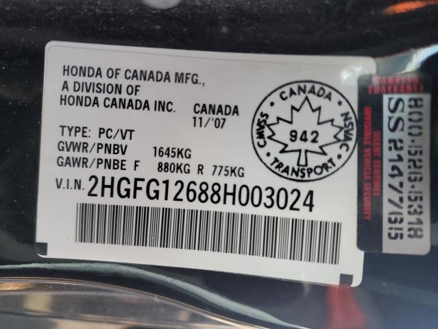 2008 HONDA CIVIC LX