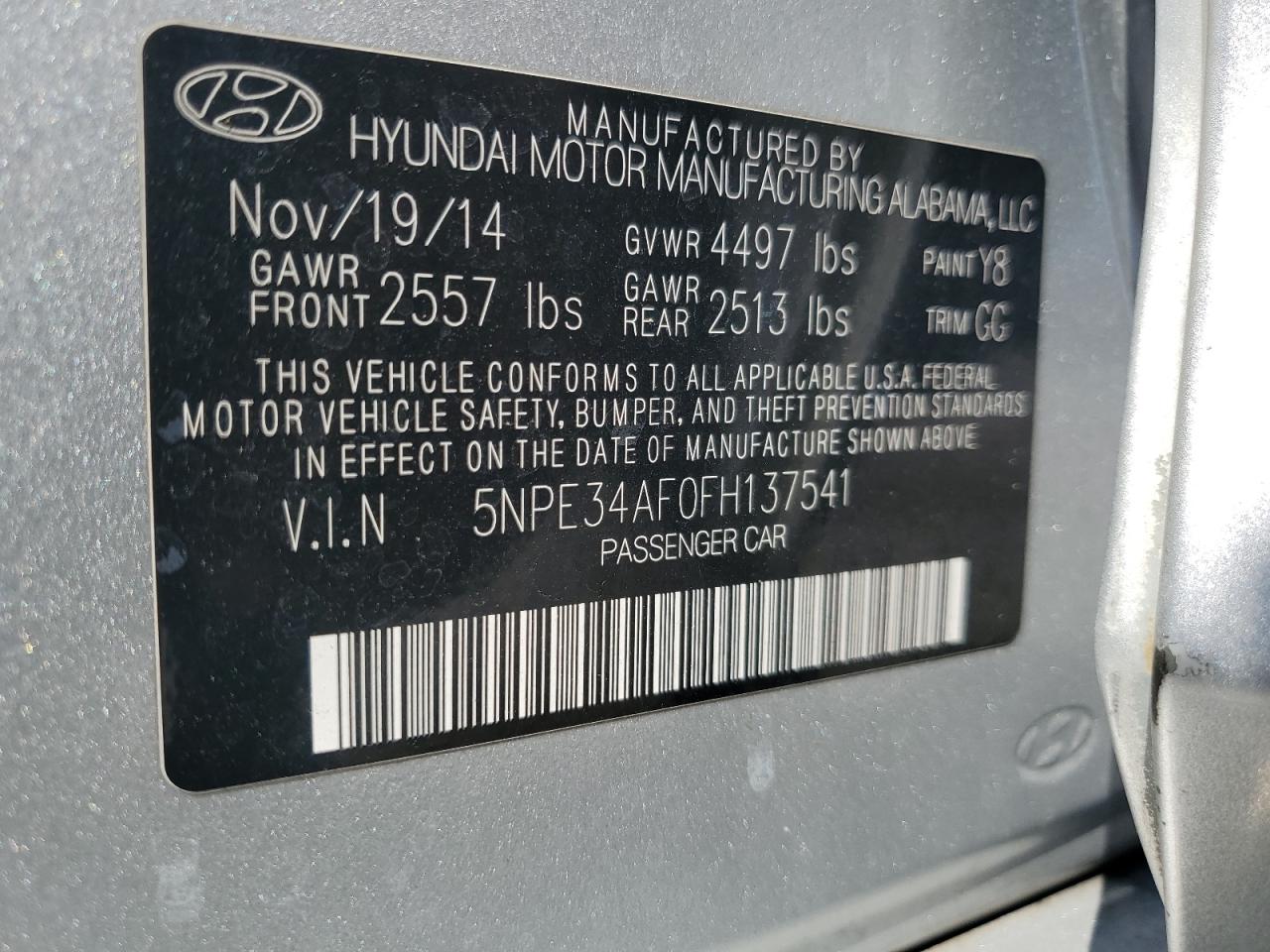 2015 Hyundai Sonata - Image 14