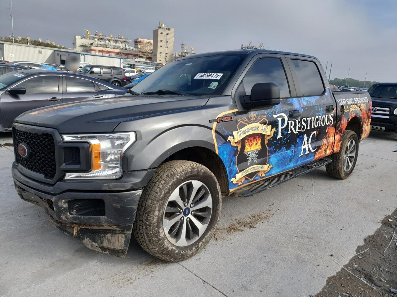 2019 Ford F150 Supercrew იყიდება New Orleans-ში, LA - Front End