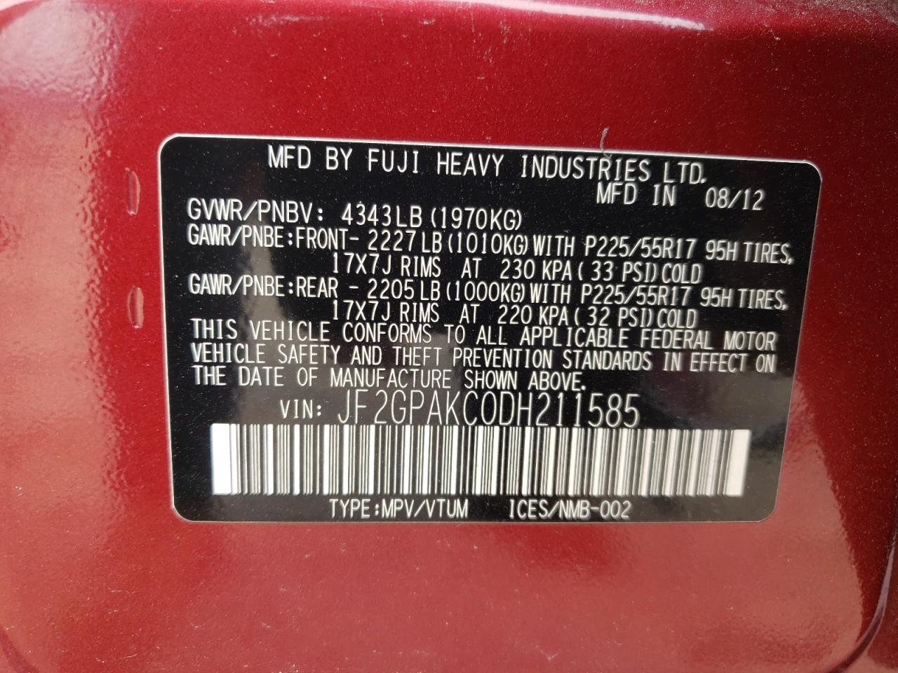 2013 Subaru XV - Image 15