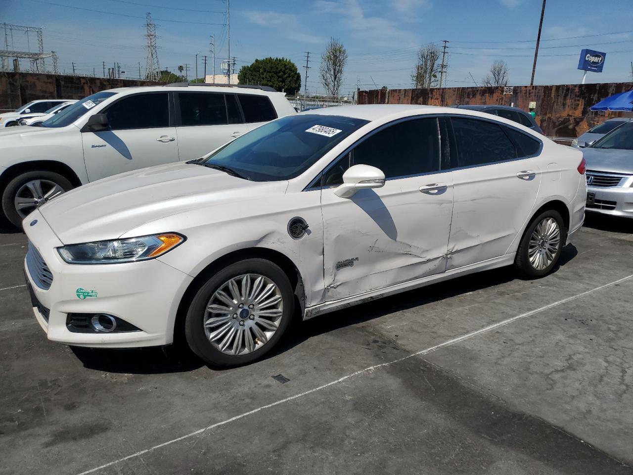 2014 Ford Fusion Titanium Phev за продажба в Wilmington, CA - Side