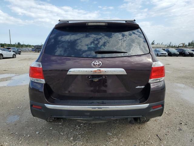  TOYOTA HIGHLANDER 2013 Burgundy