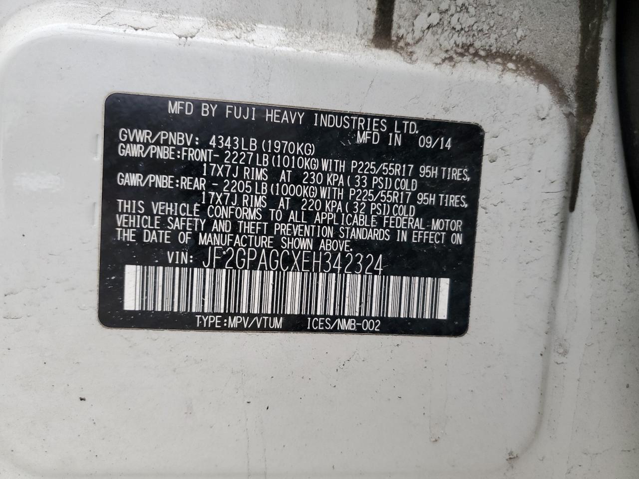 2014 Subaru XV - Image 15