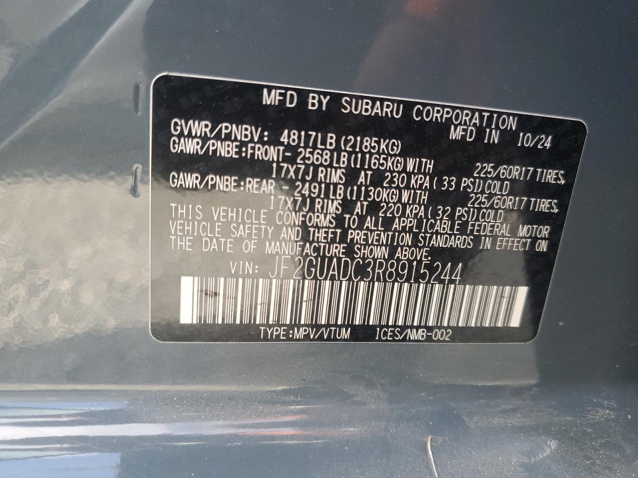 2024 Subaru XV - Image 14