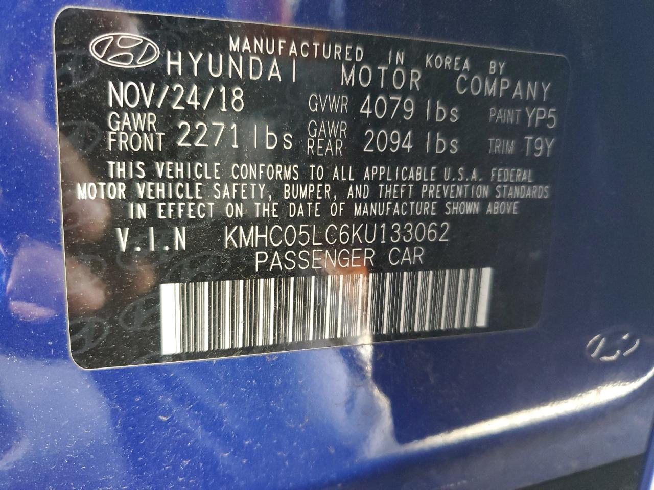 2019 Hyundai IONIQ - Image 12