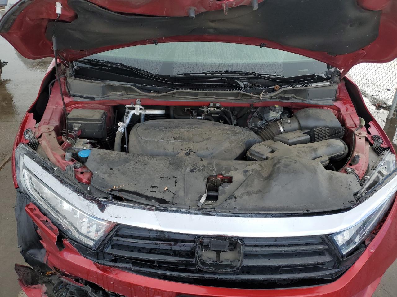 2022 Honda Odyssey Exl VIN: 5FNRL6H71NB005557 Lot: 49012375