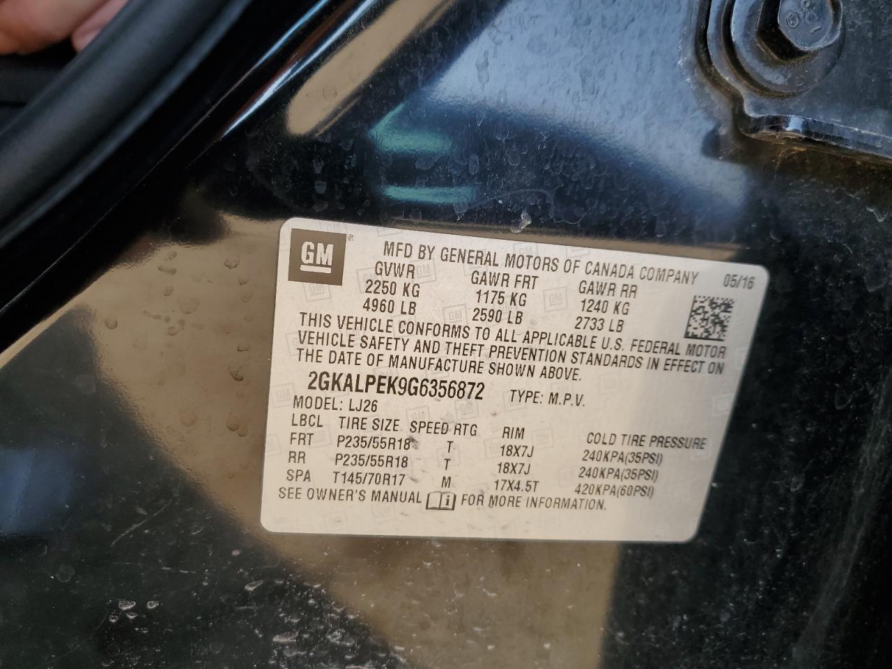 2016 GMC Terrain - Image 13