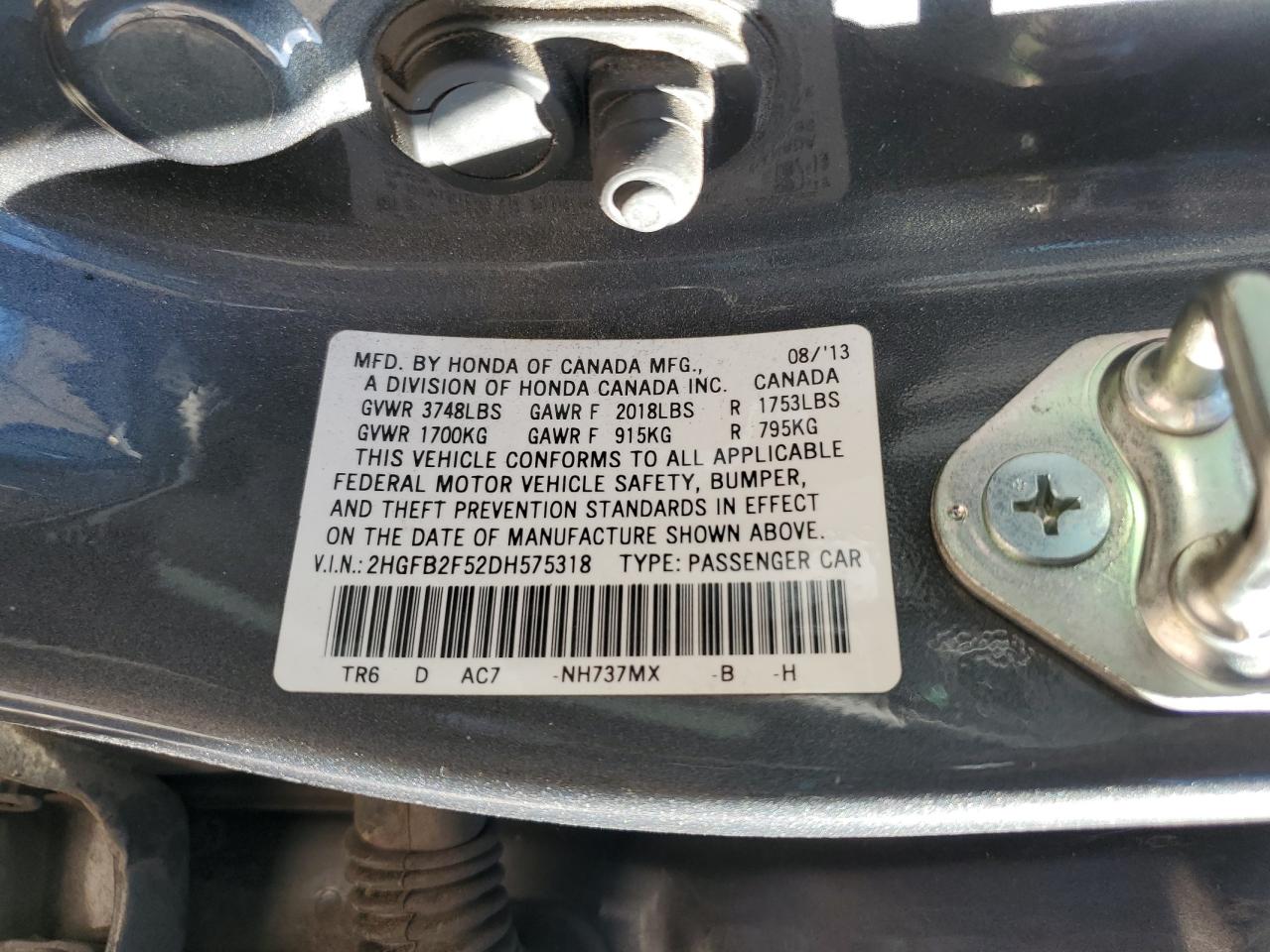2013 Honda Civic - Image 12