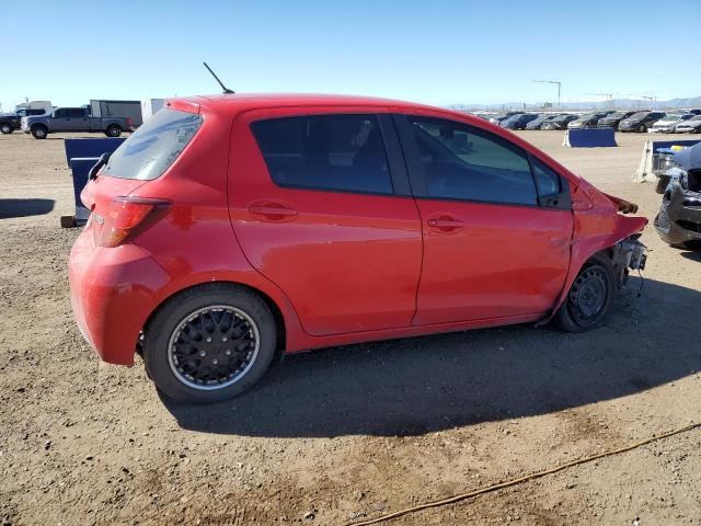 TOYOTA YARIS 2016 Czerwony
