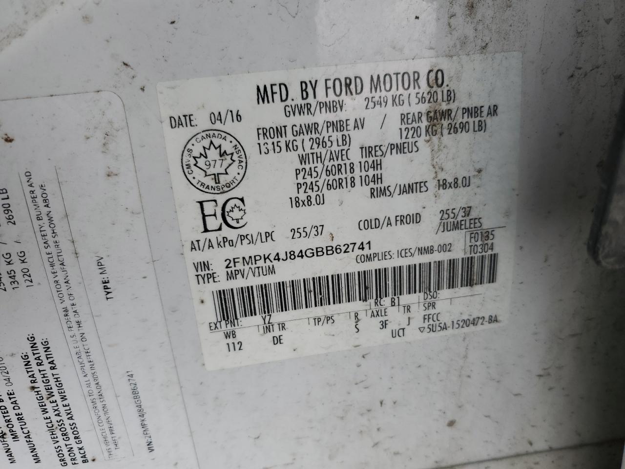 2016 Ford Edge - Image 15