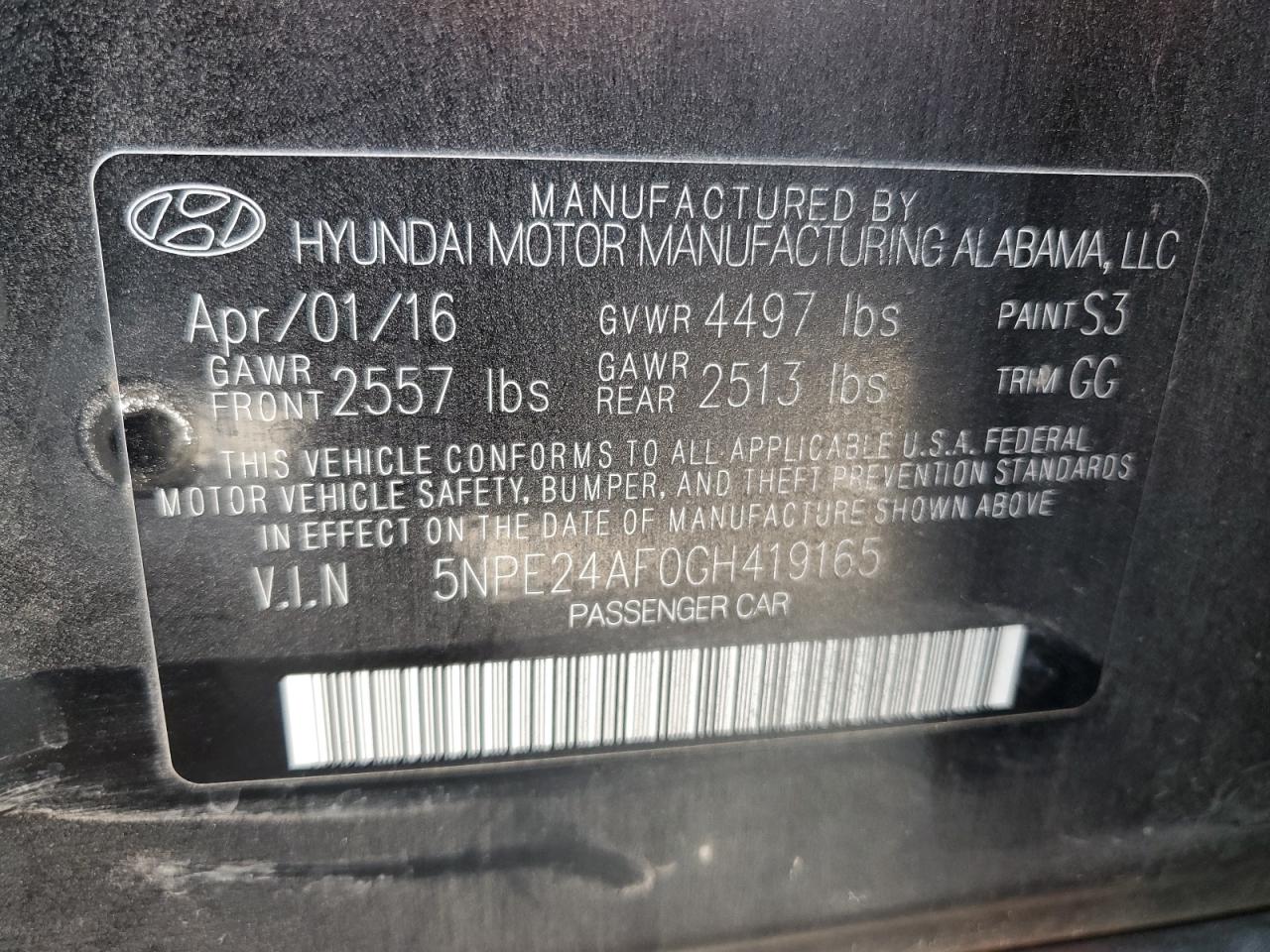 2016 Hyundai Sonata - Image 12