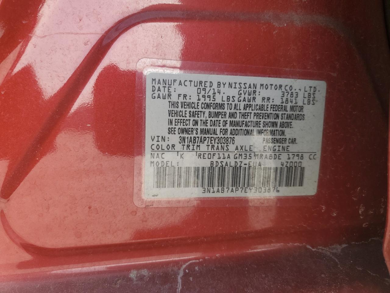 2014 Nissan Sentra - Image 13