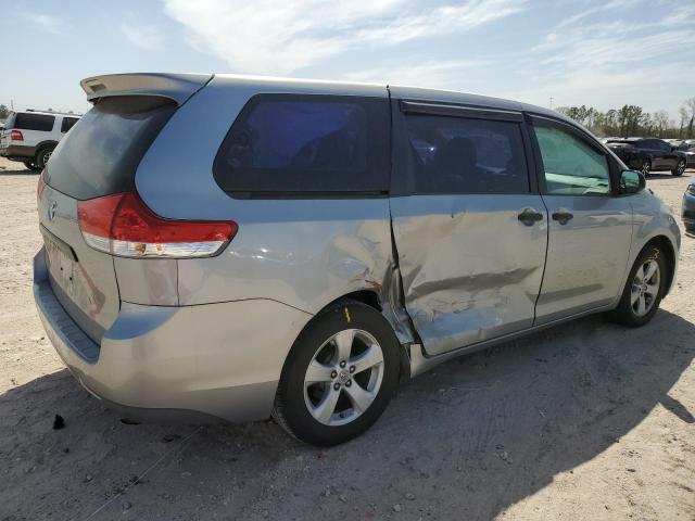  TOYOTA SIENNA 2012 Серебристый