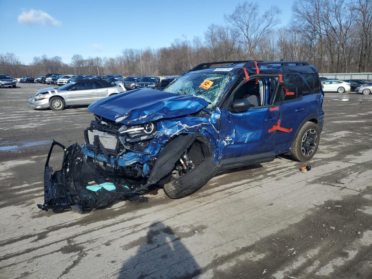 2024 Ford Bronco Sport Outer Banks للبيع في Ellwood City، PA - Rollover