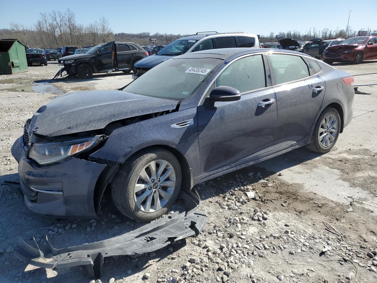 2017 Kia Optima Ex للبيع في Cahokia Heights، IL - Front End