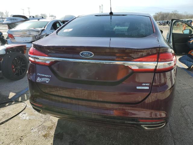  FORD FUSION 2017 Maroon