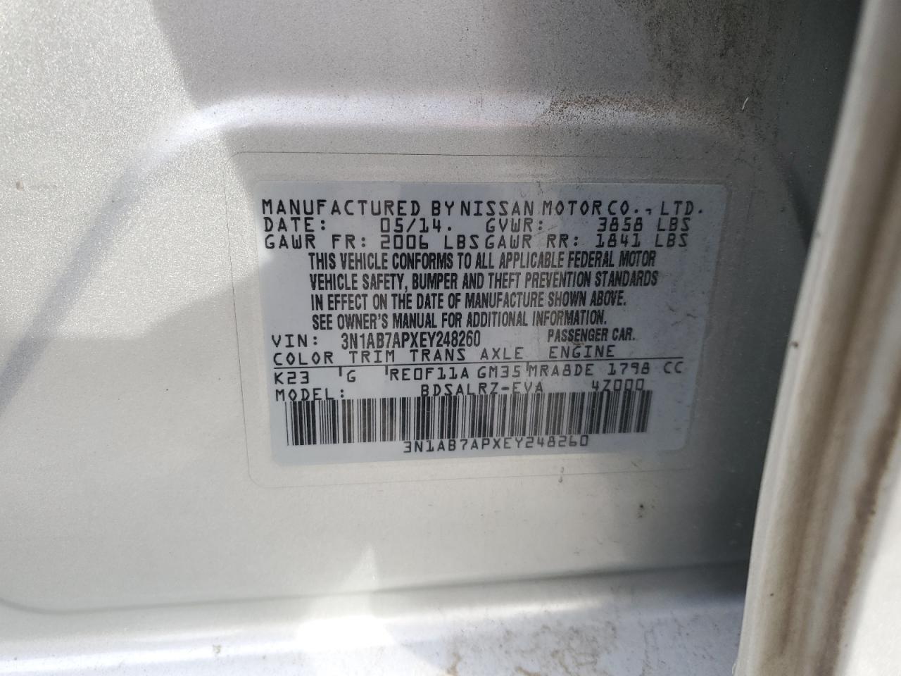 2014 Nissan Sentra - Image 15