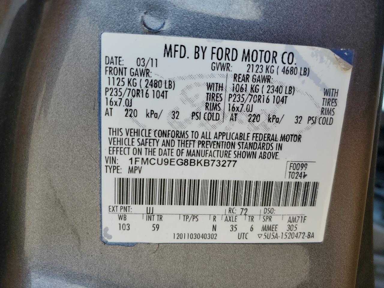 2011 Ford Escape - Image 15