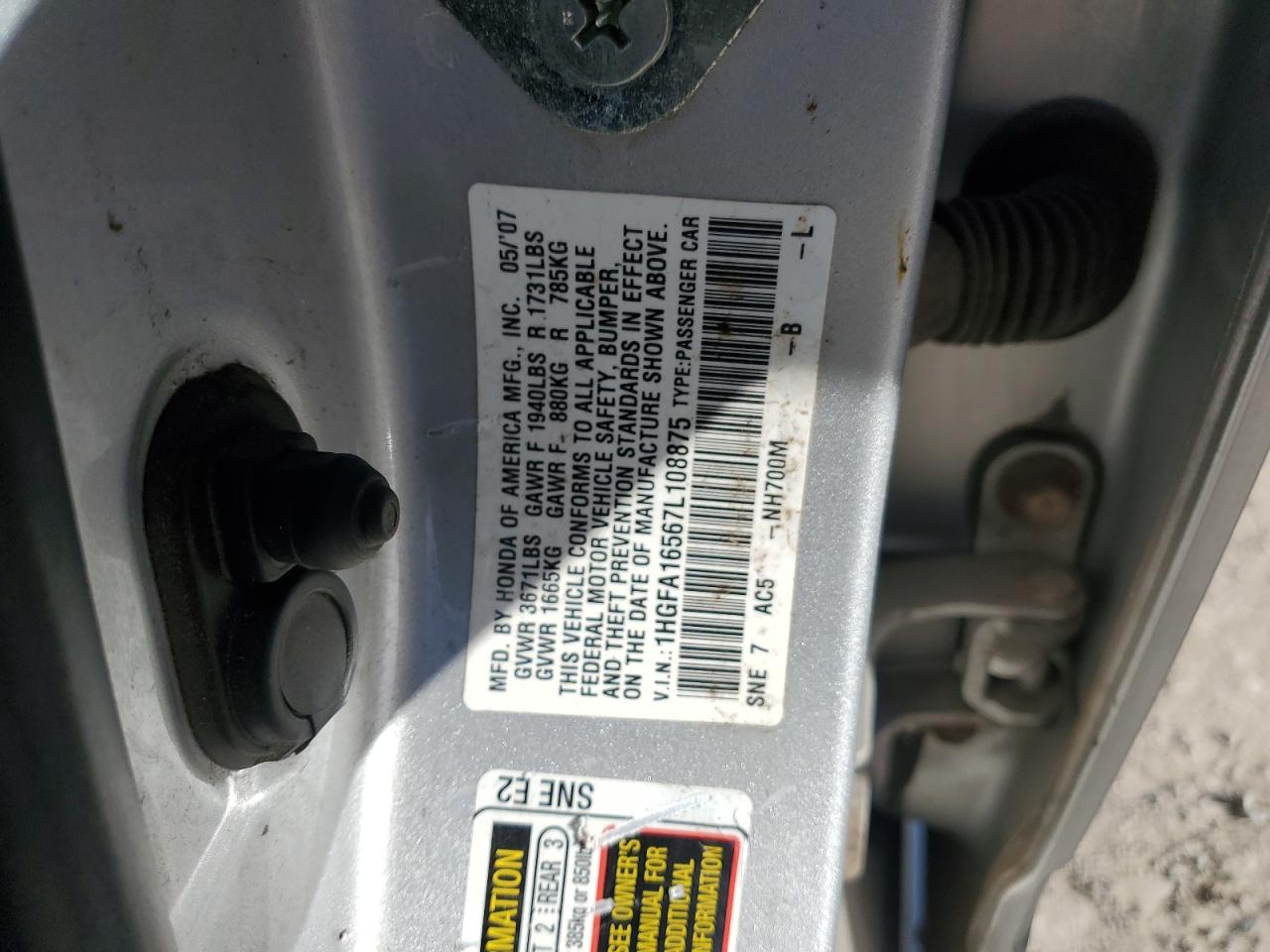 2007 Honda Civic - Image 13