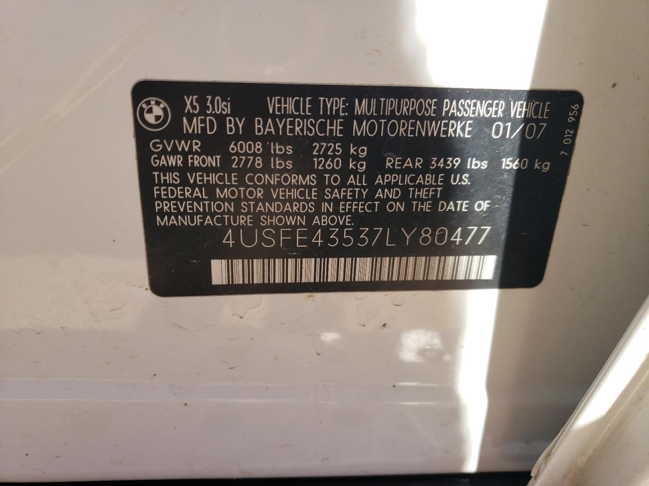 2007 BMW X5 - Image 13