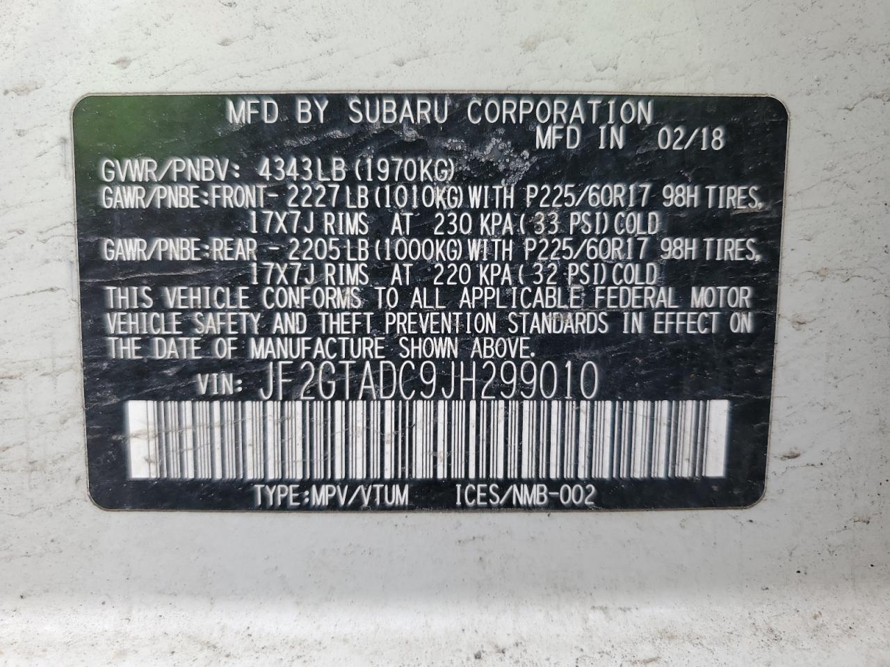 2018 Subaru XV - Image 13