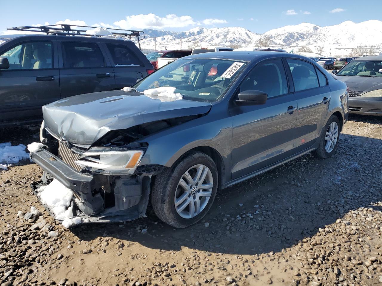 2015 Volkswagen Jetta Base продається в Magna, UT - Front End