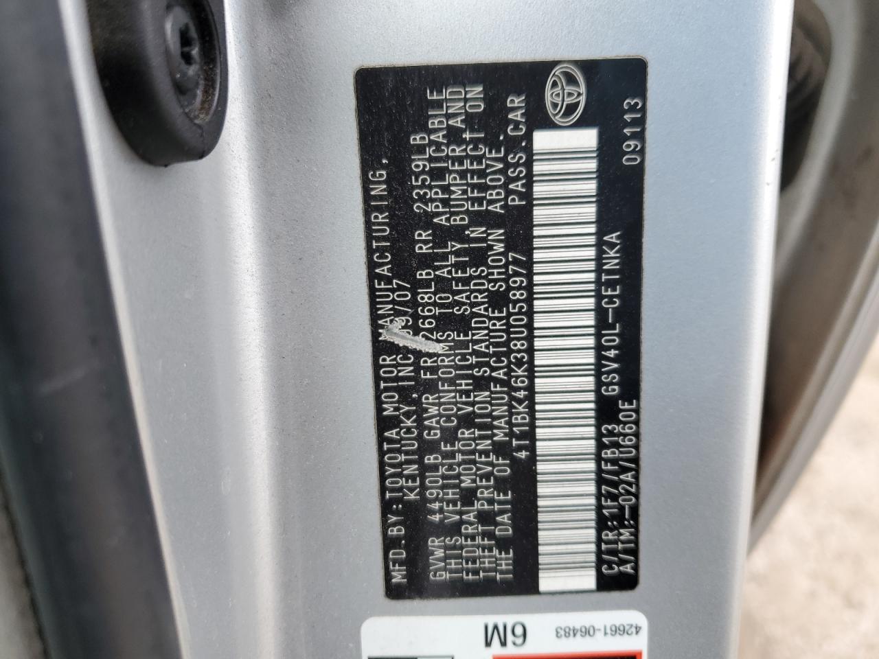 2008 Toyota Camry - Image 12