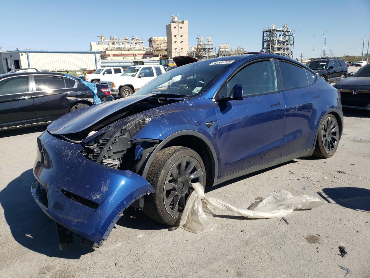2022 Tesla Model Y للبيع في New Orleans، LA - Front End