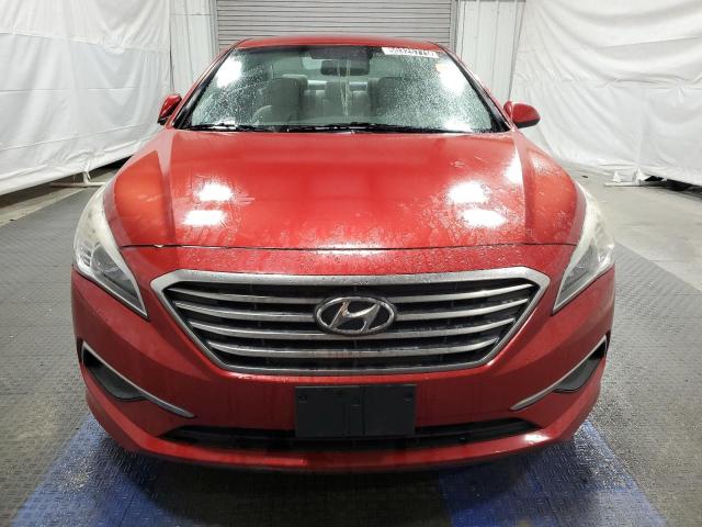  HYUNDAI SONATA 2017 Czerwony