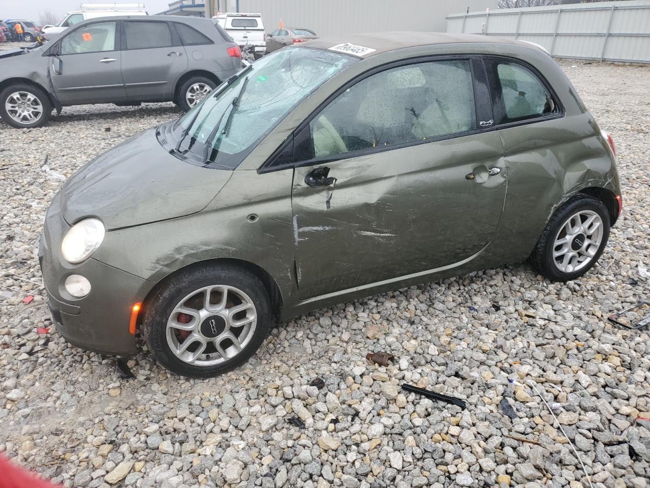 2012 Fiat 500 Pop de vânzare în Wayland, MI - All Over
