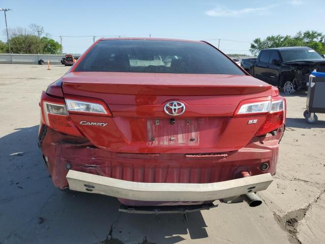  TOYOTA CAMRY 2014 Czerwony