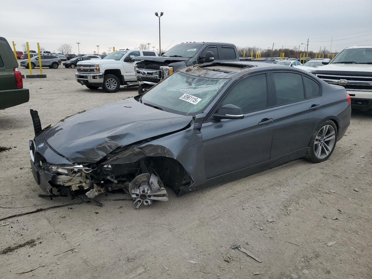 2014 Bmw 335 Xi за продажба в Indianapolis, IN - Rollover