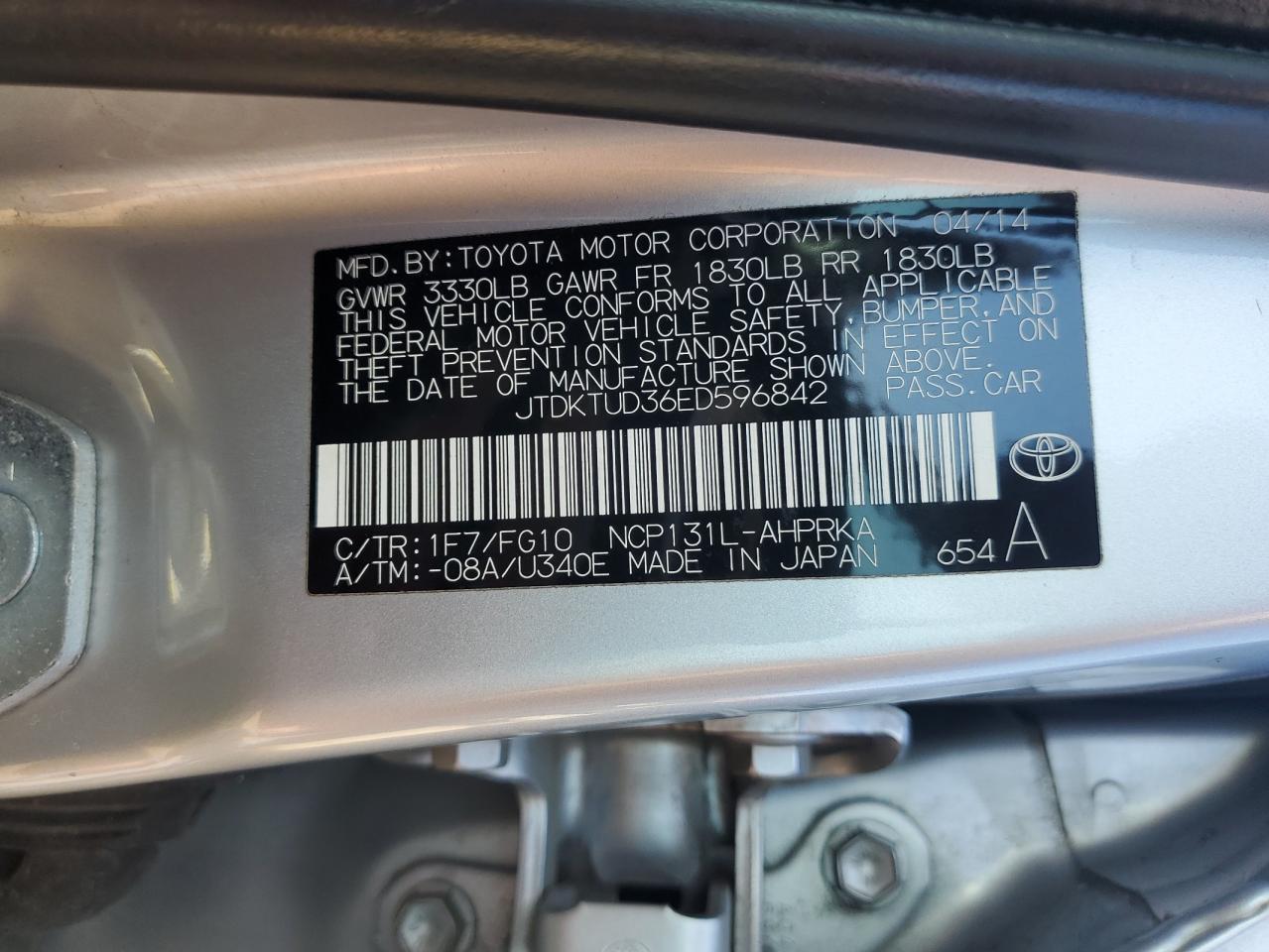 2014 Toyota Yaris - Image 12
