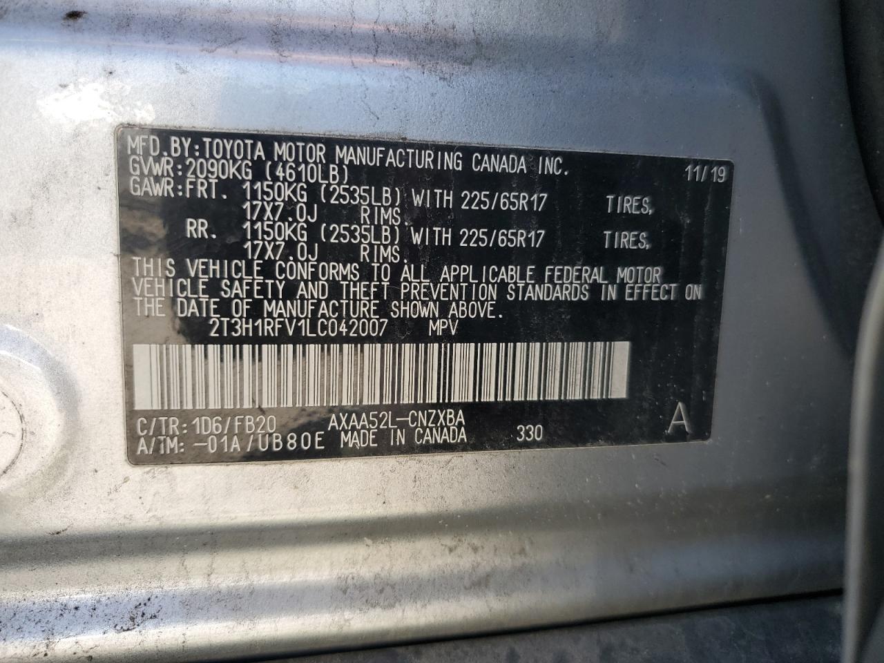 2020 Toyota RAV 4 - Image 12
