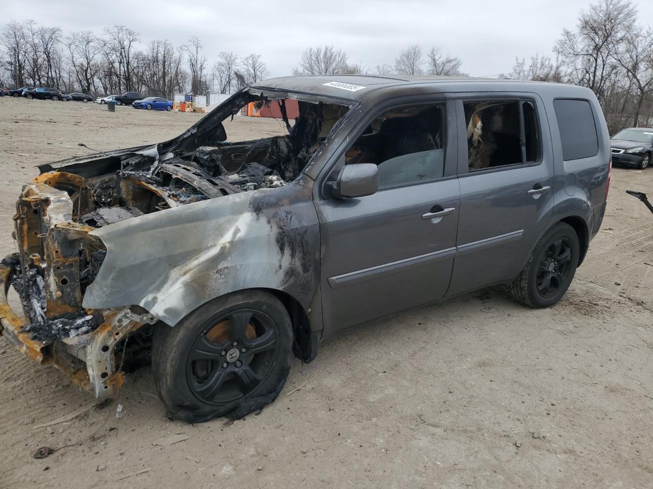 2013 Honda Pilot Exl zu verkaufen in Baltimore, MD - Burn