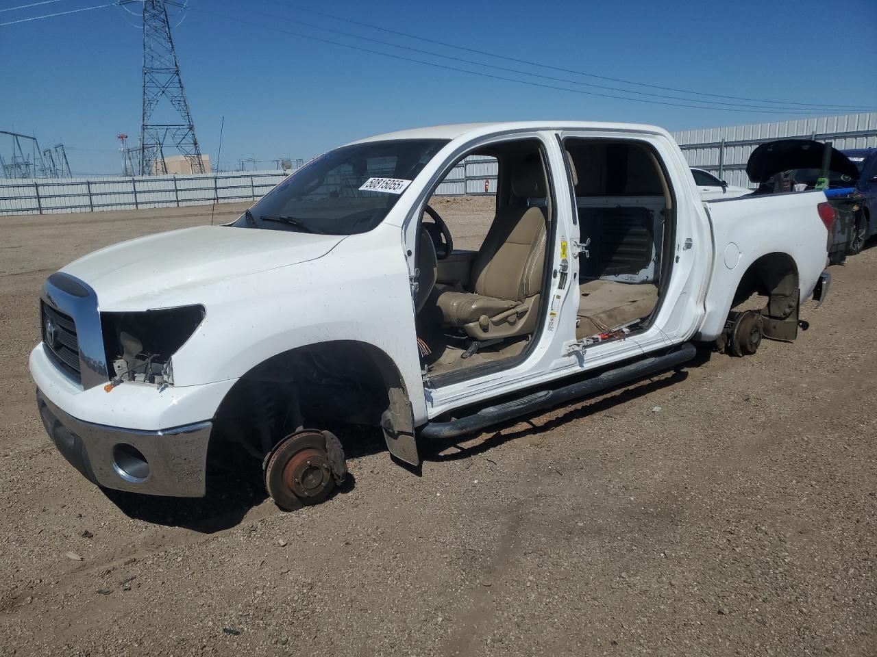 2007 Toyota Tundra Crewmax Sr5 продається в Adelanto, CA - Stripped