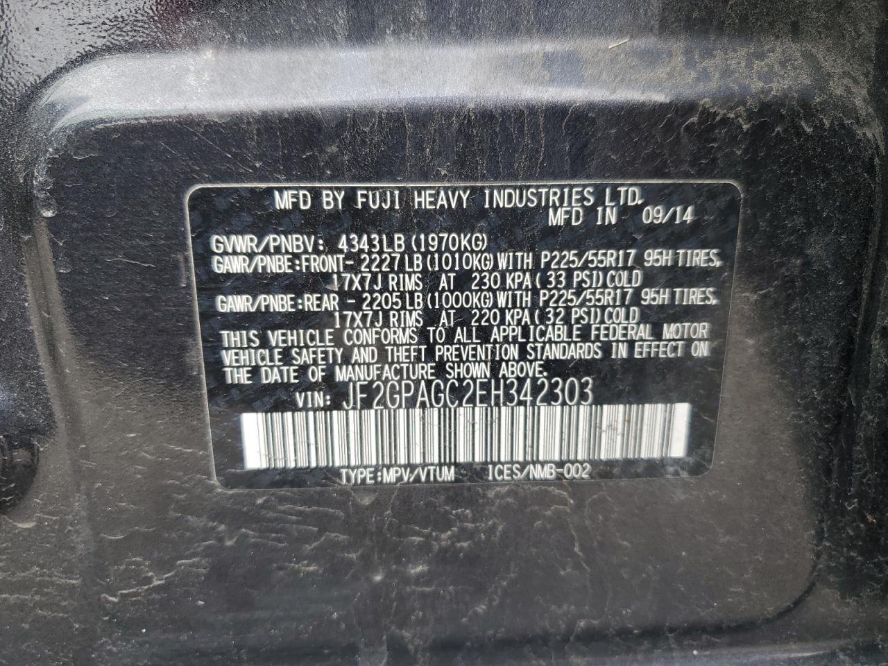 2014 Subaru XV - Image 14