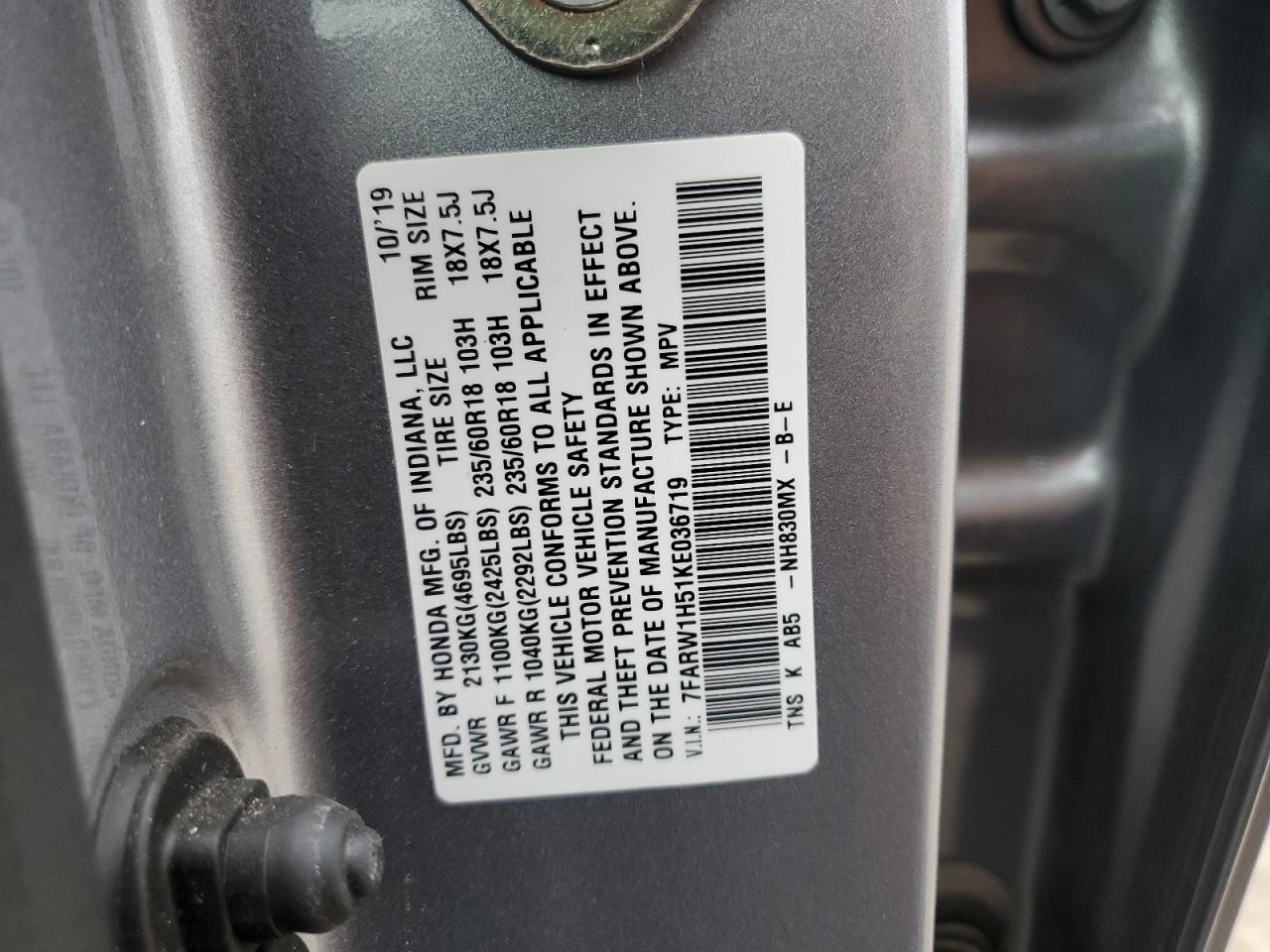 2019 Honda CR-V - Image 15