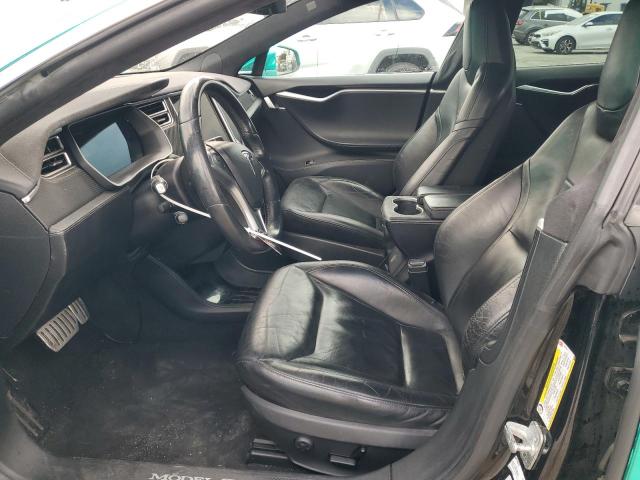 Хэтчбеки TESLA MODEL S 2016 Бирюзовый