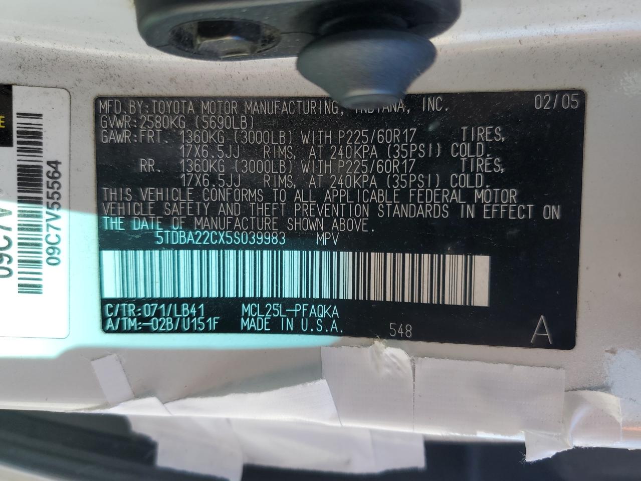 2005 Toyota Sienna - Image 13