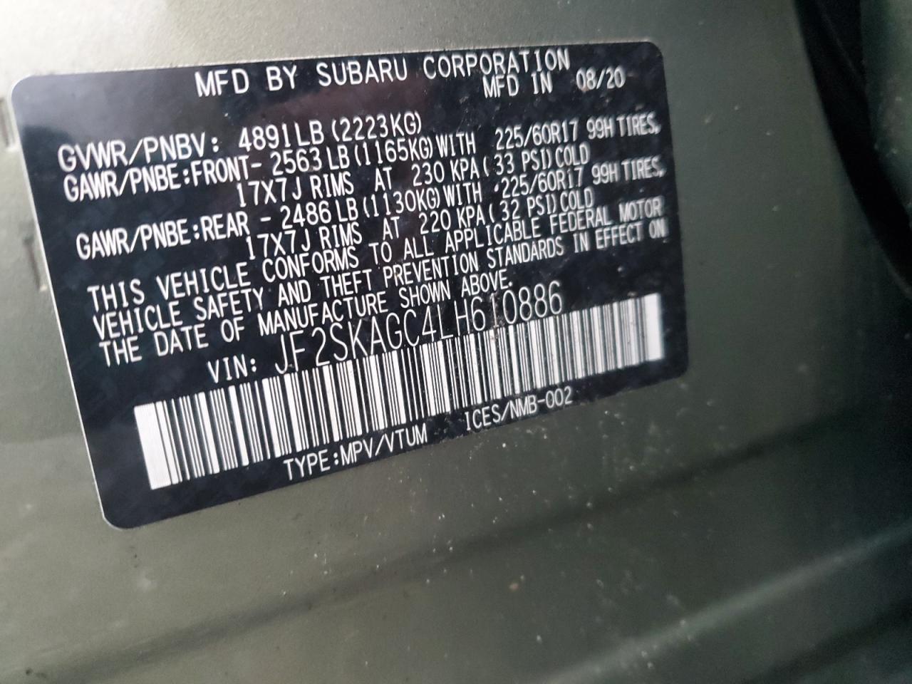 2020 Subaru Forester - Image 13