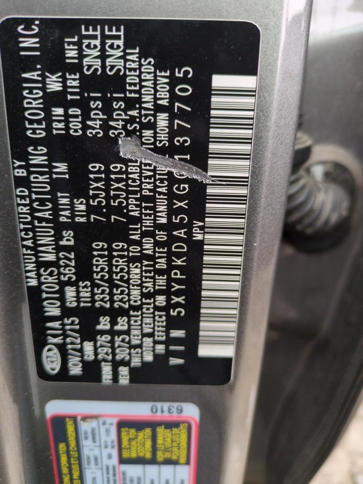 2016 Kia Sorento - Image 12