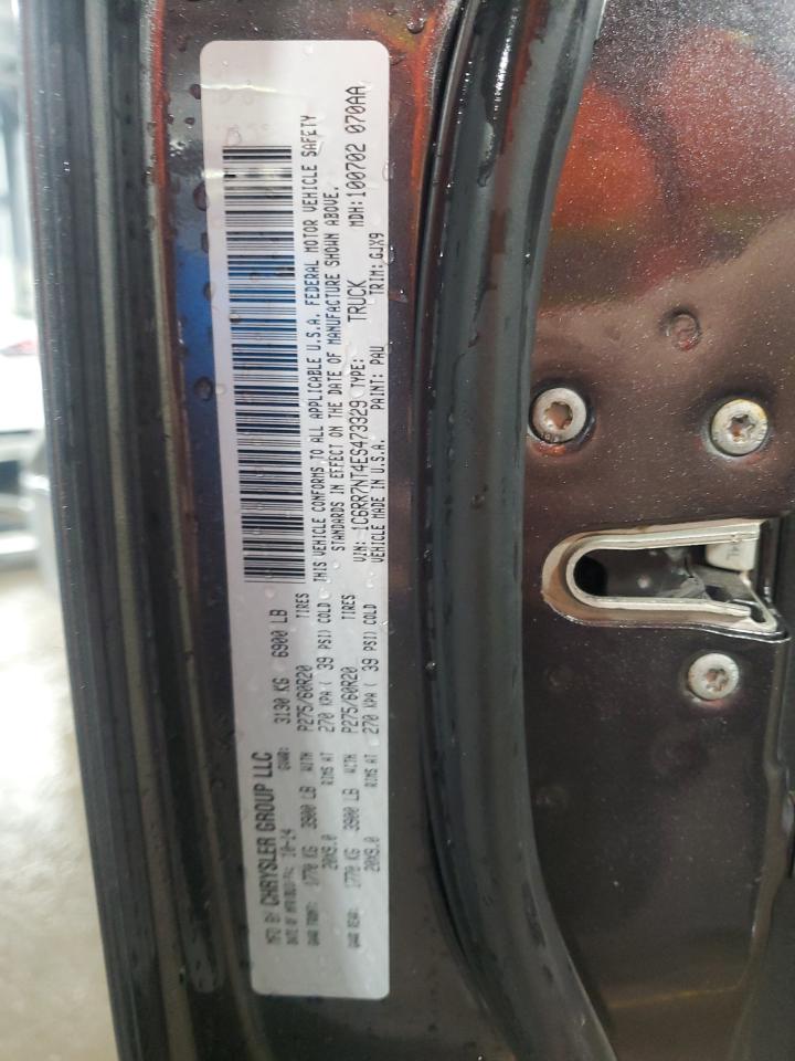 2014 Ram 1500 Laramie VIN: 1C6RR7NT4ES473329 Lot: 49459395