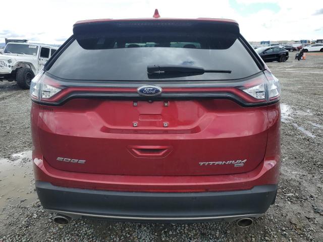  FORD EDGE 2018 Czerwony