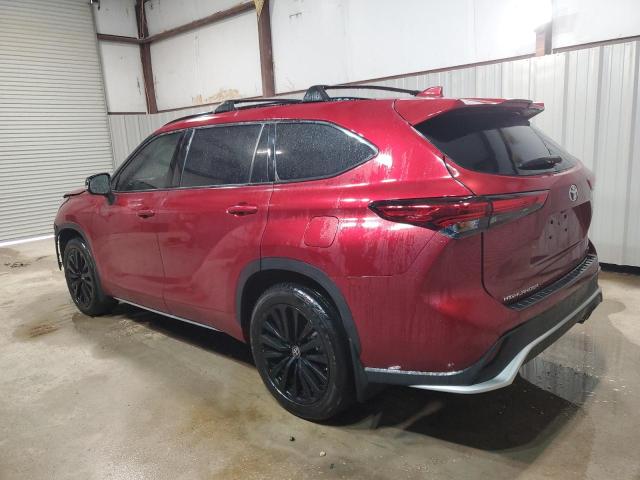  TOYOTA HIGHLANDER 2023 Czerwony