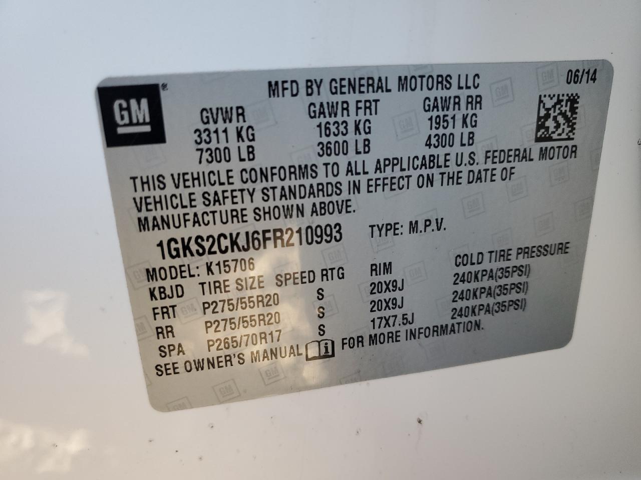 2015 GMC Yukon - Image 13