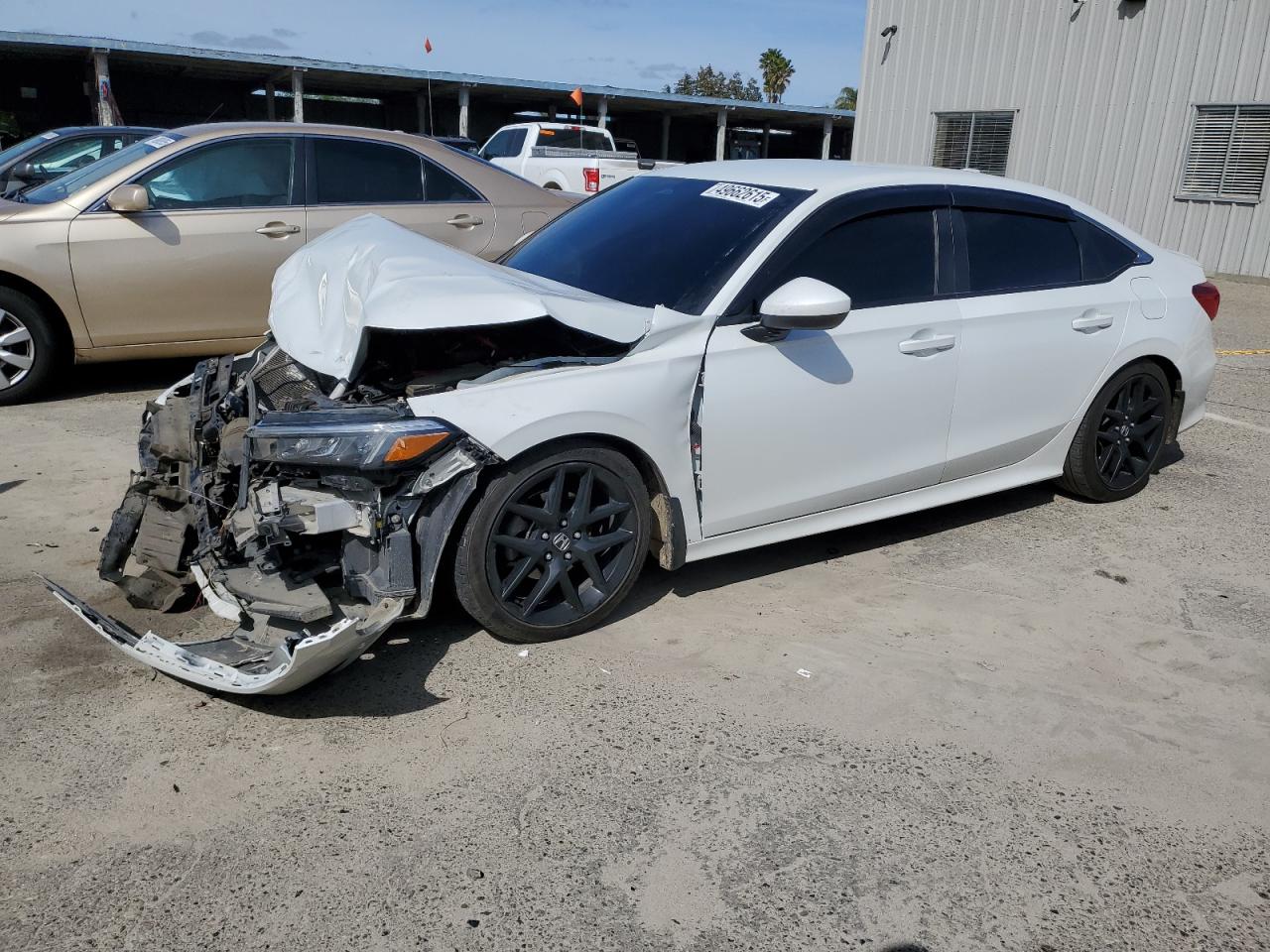 2022 Honda Civic Lx en Venta en Fresno, CA - Front End