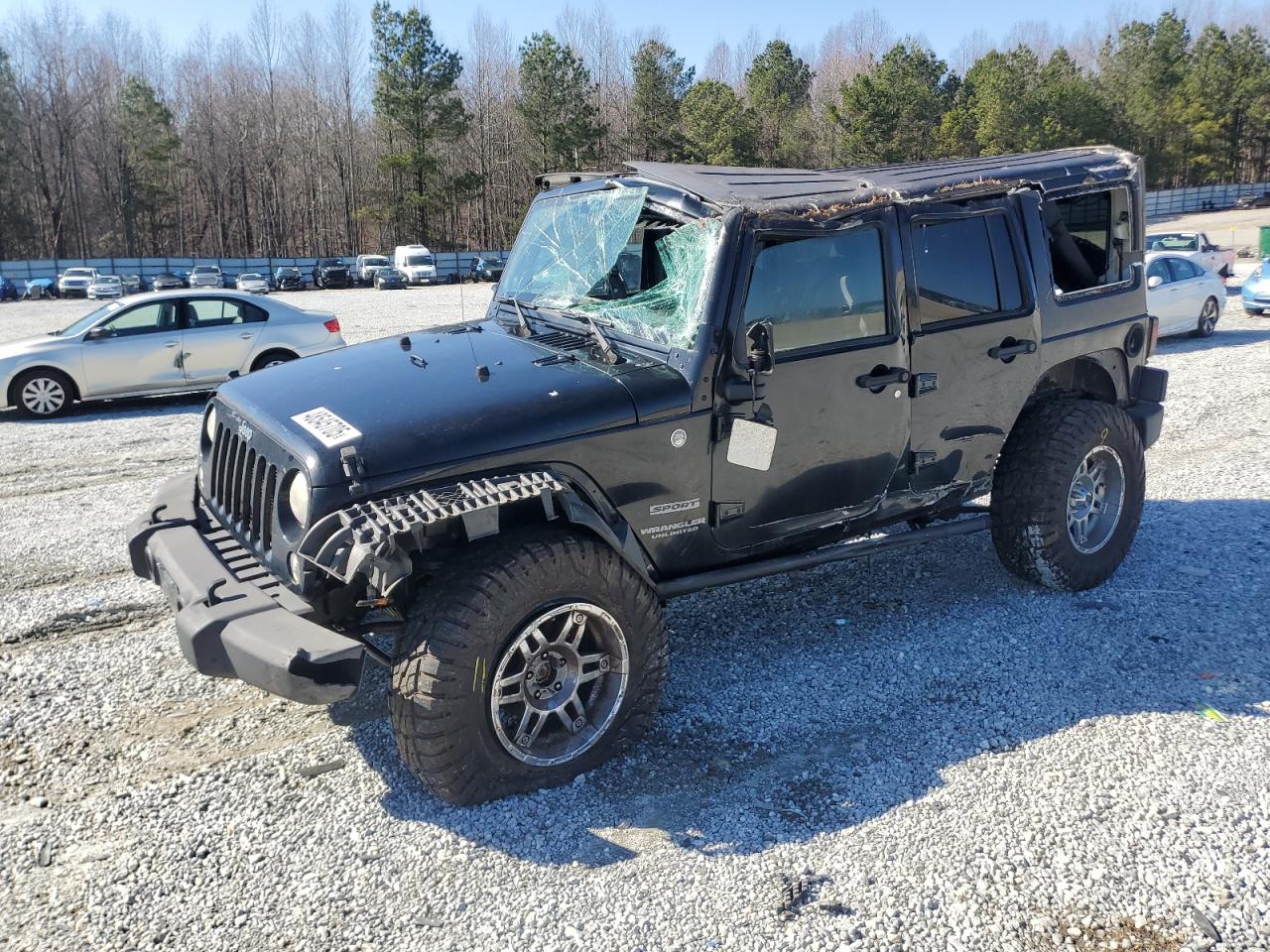 2014 Jeep Wrangler Unlimited Sport იყიდება Gainesville-ში, GA - All Over