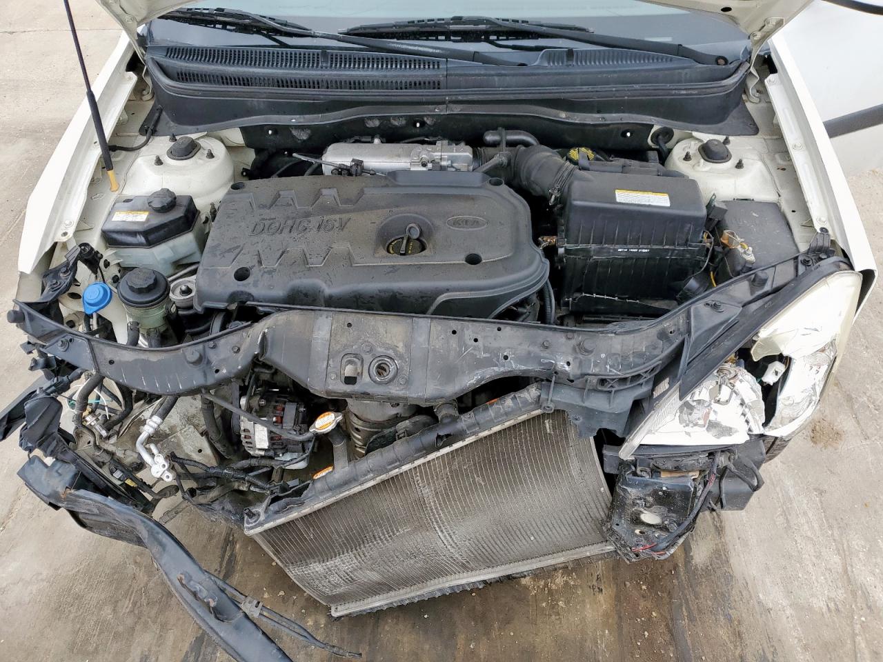 2007 Kia Rio Base VIN: KNADE123376221385 Lot: 51163535