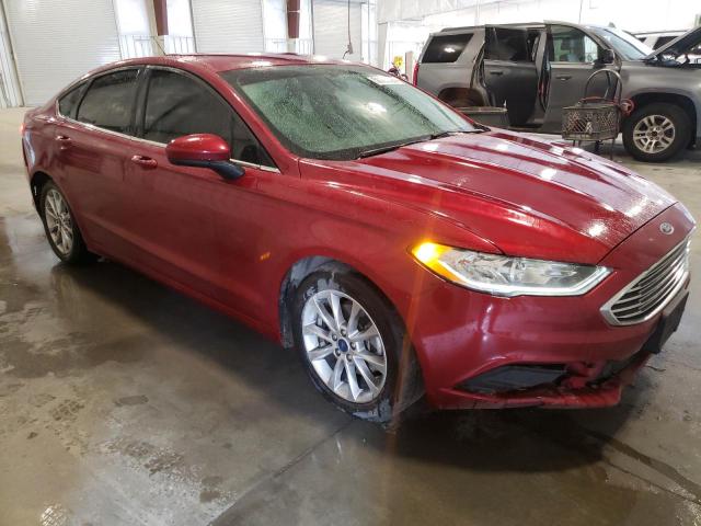  FORD FUSION 2017 Czerwony